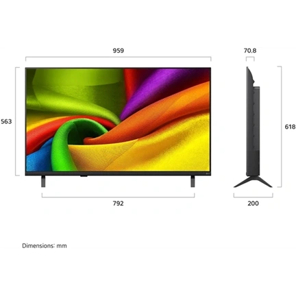 LG 43NU850B3LA 43" NANO 4K AI NU85 Smart TV