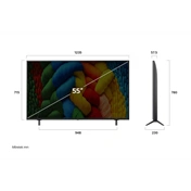 LG 55NANO80A3B televízió - 55" NanoCell AI NANO80 4K Smart TV