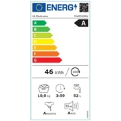 LG F4WR510S0W elöltöltős mosógép gőz funkcióval