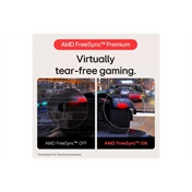 LG Gaming 240Hz IPS monitor 27" 27GR83Q, 2560x1440, 16:9, 400cd/m2, 1ms, HDMI/DisplayPort/USB