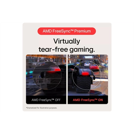 LG Gaming 240Hz IPS monitor 27" 27GR83Q, 2560x1440, 16:9, 400cd/m2, 1ms, HDMI/DisplayPort/USB