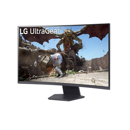 LG Ívelt monitor 31,5" 32GS60QC, 2560x1440, 16:9, 300cd/m2, 1ms, 2xHDMI/DisplayPort, 180Hz, HDR10