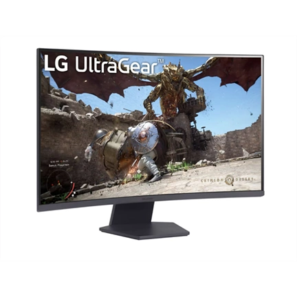 LG Ívelt monitor 31,5" 32GS60QC, 2560x1440, 16:9, 300cd/m2, 1ms, 2xHDMI/DisplayPort, 180Hz, HDR10