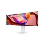 LG ívelt 144Hz monitor 49" 49U950A-W, 5120x1440, 32:9, 400cd/m2, 5ms, HDMIx2/Displayport/USBx2/USB-C (90W)