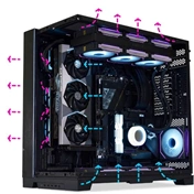 LIAN LI O11DEXL-1X  GPU-tartó fehér