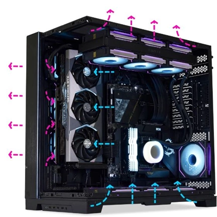 LIAN LI O11DEXL-1X  GPU-tartó fehér