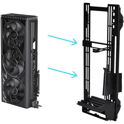 LIAN LI O11DEXL-1X Upright GPU-Bracket - fekete