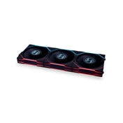LIAN LI UNI Fan TL LCD Series 120mm - fekete (3db + kontroller)