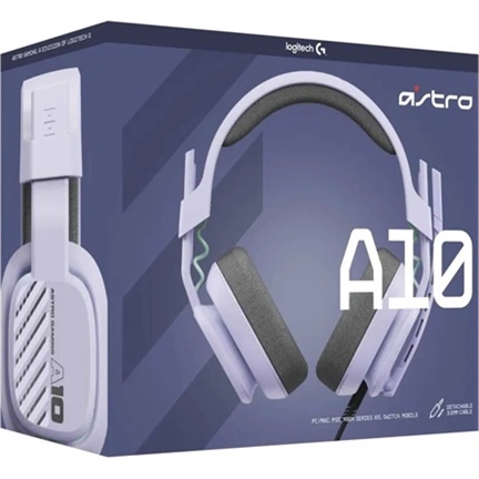 LOGITECH Astro A10 Gen 2 Headset for PS/PC - Lilac