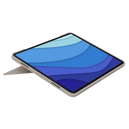 LOGITECH Combo Touch - 12,9" iPad Pro 5. gen. homokszínű -  US