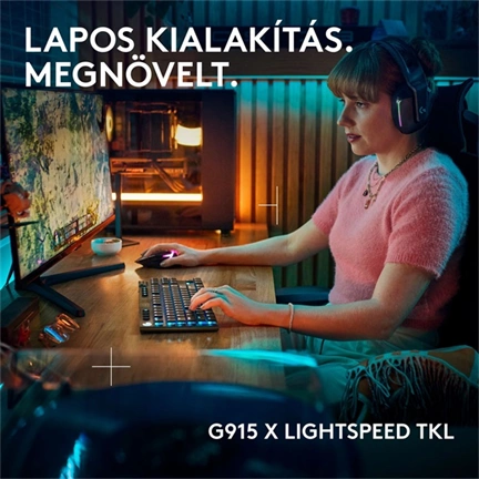 LOGITECH G915 X LIGHTSPEED TKL Wireless Gaming Keyboard Black (US)