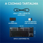 LOGITECH G915 X LIGHTSPEED TKL Wireless Gaming Keyboard Black (US)