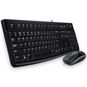 LOGITECH KEYBOARD DT MK120 US Fekete