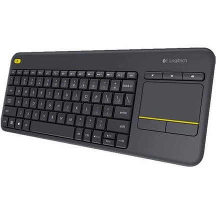 LOGITECH KEYBOARD K400 Plus TouchPad HUN sötét szürke