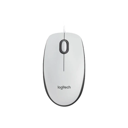 LOGITECH MOUSE M100 NOTEBOOK OPTICAL WHITE