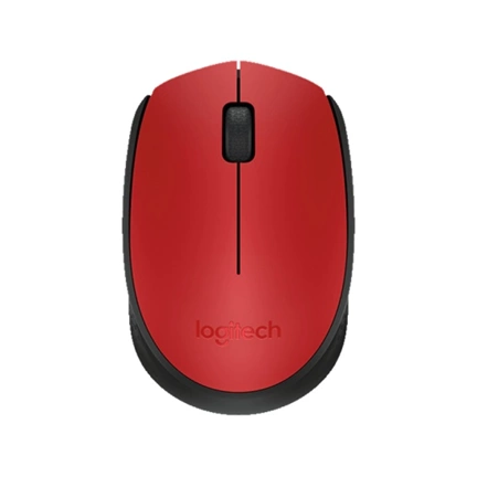 LOGITECH MOUSE M171 Piros Wireless