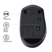 LOGITECH MOUSE M590 Wireless Silent Graphite Tonal