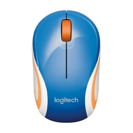 LOGITECH MOUSE MINI M187 USB Blue Wer Occident Pack