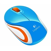 LOGITECH MOUSE MINI M187 USB Blue Wer Occident Pack