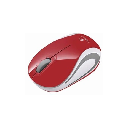 LOGITECH MOUSE MINI M187 USB Piros