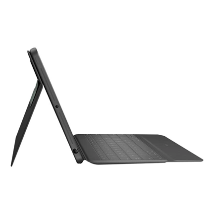 LOGITECH Rugged Folio iPad 7-8-9 grafitszürke UK