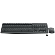 LOGITECH Wireless Combo MK235 Fekete Német