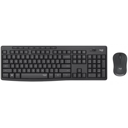 LOGITECH Wireless Combo MK295 Silent HU Grafitszürke