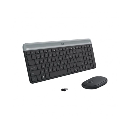 LOGITECH Wireless Combo MK470 Slim DE Graphite