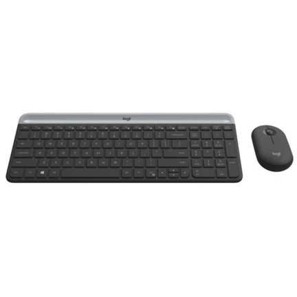LOGITECH Wireless Combo MK470 Slim DE Graphite