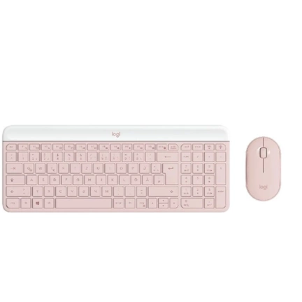 LOGITECH Wireless Combo MK470 Slim UK Pink