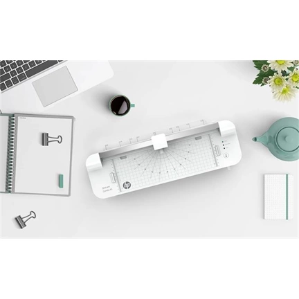 Laminálógép, beépített vágógéppel, A3, 80-125 mikron, HP "Onelam Combo", fehér