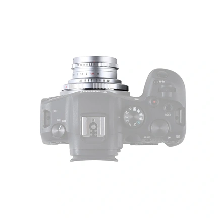 Laowa 15mm f/5 Cookie FF Silver Canon RF objektív