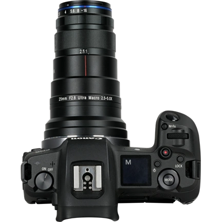 Laowa 25mm f/2.8 2.5 5X Ultra Macro Canon RF objektív