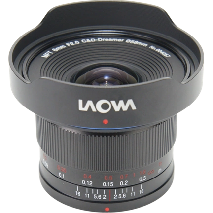 Laowa 6mm f/2 Zero D MFT Lens objektív