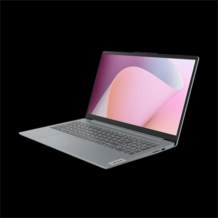 Lenovo IdeaPad Slim 3 15AMN8 notebook 15.6" FHD, AMD Ryzen 3 30, 8GB, 512GB, töltő nélkül, FreeDOS, sarkvidéki szürke