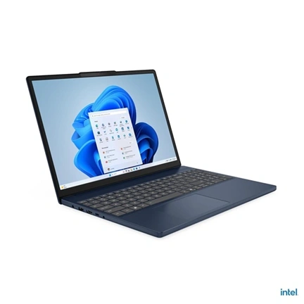 Lenovo IdeaPad Slim 3 15IRH10 notebook 15,3" WUXGA, Intel Core i5-13420H, 8GB, 512GB, OS és töltő nélkül, kozmikus kék