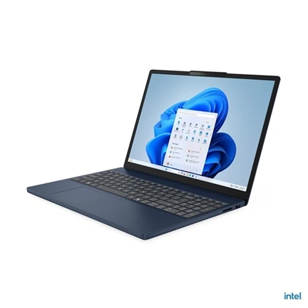 Lenovo IdeaPad Slim 3 15IRH10 notebook 15,3" WUXGA, Intel Core i5-13420H, 8GB, 512GB, OS és töltő nélkül, kozmikus kék