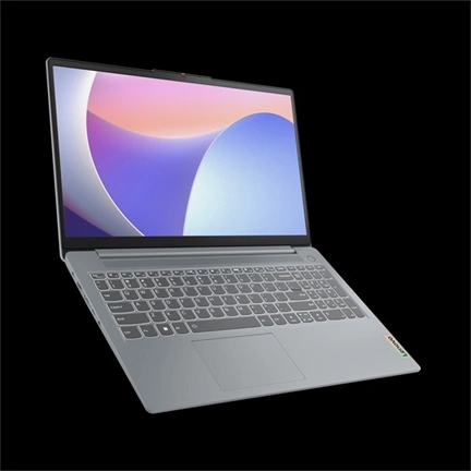 Lenovo IdeaPad Slim 3 15IRU8 notebook 15.6" FHD, Intel Core i7-1355U, 1GB, 512GB SSD, Windows 11 Home S, sarkvid. szürke