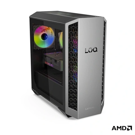 Lenovo LOQ Tower 26ADR10 gaming PC, AMD Ryzen 7 8745HX, 32GB DDR5, 1TB SSD, RTX 5060 Ti 8GB, nincs OS