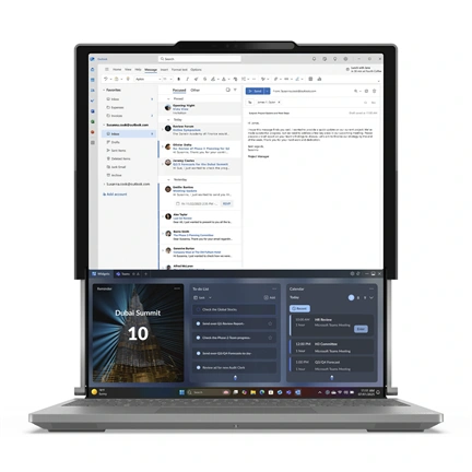 Lenovo ThinkBook Plus G6 Rollable notebook 14"/16,7" POLED 120Hz, ICU 258V, 32GB, 1TB, Windows 11 Pro, angol kiosztás