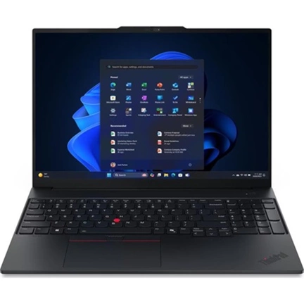 Lenovo ThinkPad E16 G3 notebook 16" WQXGA, Intel Core Ultra 5 226V, 16GB DDR5, 1TB SSD, nincs op. rendszer