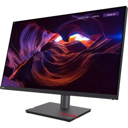 Lenovo ThinkVision P32p-30 monitor 31,5" UHD IPS állítható magasság, elfordítható, pivot
