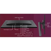 Lenovo ThinkVision P32p-30 monitor 31,5" UHD IPS állítható magasság, elfordítható, pivot