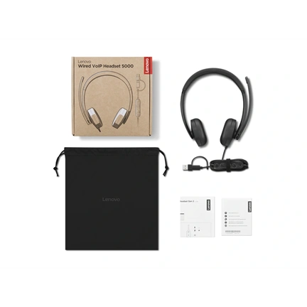 Lenovo Wired VoIP Headset 5000 (Teams)