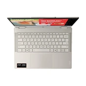 Lenovo Yoga 7 2-in-1 14AGP11 notebook 14" WUXGA OLED, AMD Ryzen AI 5 435, 16GB, 1TB SSD, OS és töltő nélkül, kagylóbézs