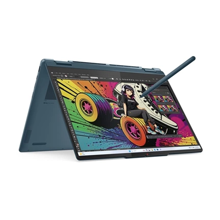 Lenovo Yoga 7 2-in-1 14AKP10 notebook 14" WUXGA OLED, AMD Ryzen AI 7 350, 24GB LPDDR5x, 1TB SSD, Win 11 Home, Tidal Teal