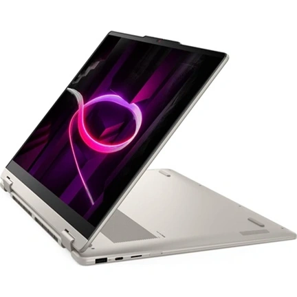 Lenovo Yoga 7 2-in-1 16AGP11 notebook 16" WUXGA OLED, AMD Ryzen AI 7 445, 16GB, 512GB SSD, nincs OS, kagylóbézs