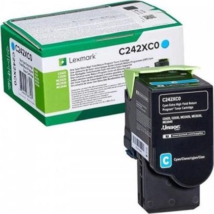 Lexmark C242XC0 C/MC23/4/5xx Cyn Rtn 3.5K Cartridge