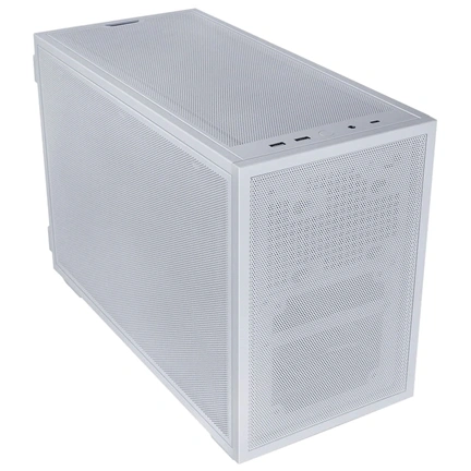 Lian Li DAN Cases B4 Micro-ATX Számítógépház - fehér