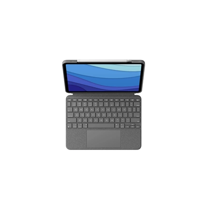 Logitech Combo Touch iPad Pro 12.9" (5. generáció), szürke - US